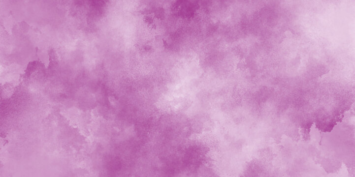 Abstract pink parple watercolor texture design for white background, light and soft pink Watercolor background , Colorful gradient ink colors wet effect hand drawn canvas background wallpaper.