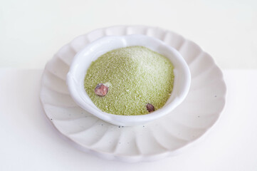 粉末　小豆入り抹茶くず湯