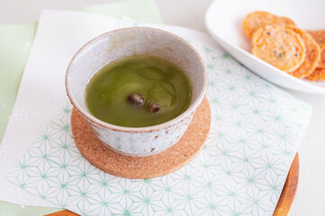 大納言入り抹茶くず湯