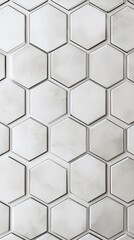Hexagonal patterned design in metallic tones creates a modern aesthetic