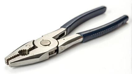 Metal plier tool isolated on a white background