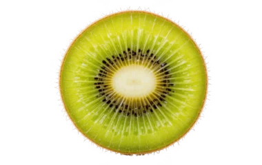  kiwi fruit isolated on white background  © Asad