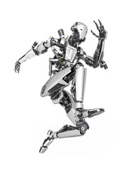 apocalypse cyborg is jumping fast