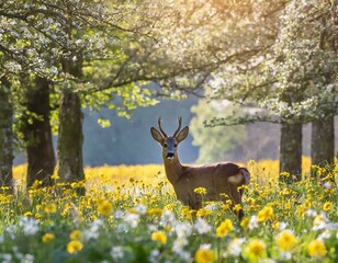 Im Frühling auf der Wiese
