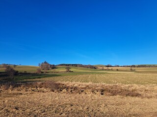 Äcker in der Winterruhe