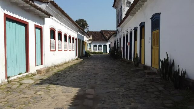 Rua do centro hist&oacute;rico de paraty