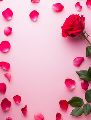 rose border, generative AI