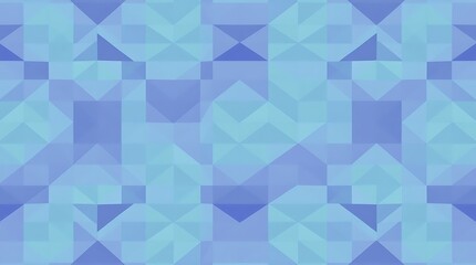 Fototapeta premium Serene Blue Geometric Pattern 