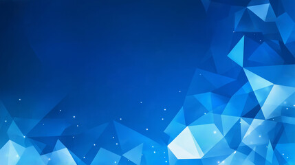 Obraz premium Abstract Blue Crystal Background 