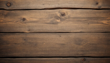 Fototapeta premium A close-up view of a weathered wooden surface, with visible cracks and knots, conveying a sense of age and natural texture.