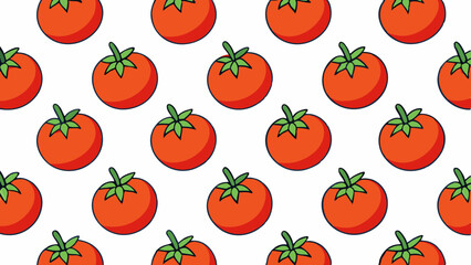 seamless pattern with tomatoes