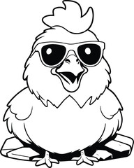 Chickens Illustration