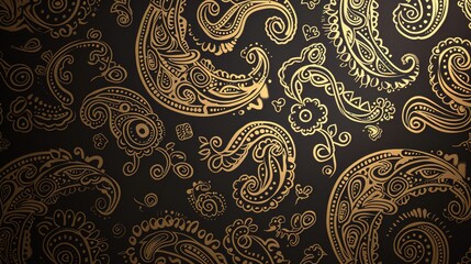 paisley pattern wallpaper