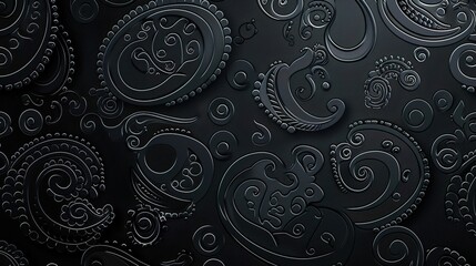 paisley pattern wallpaper