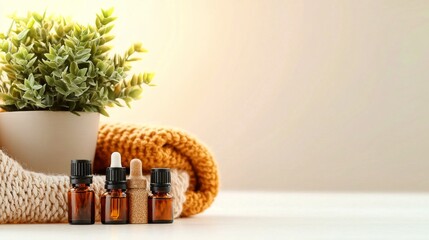 Tranquil Nature Inspired Flat Lay Arrangement