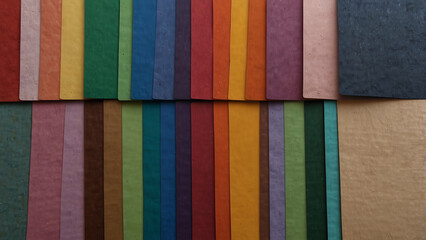 colorful samples  Textured cardstock
