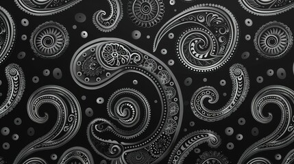 paisley pattern wallpaper