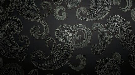 paisley pattern wallpaper