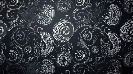 paisley pattern wallpaper
