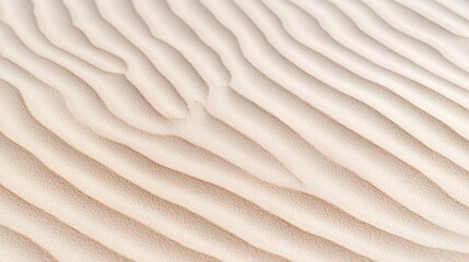 Single Footprint in Soft Sand Close-Up
