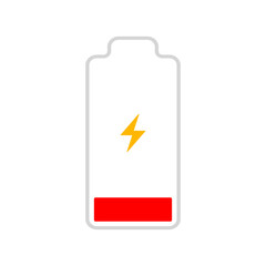 battery Charge icon Vertical vector illustration