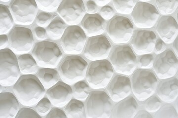 Matt Rubber Texture with Hexagon Shaped Bumps: Abstract Closeup Details