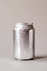 Advertising mock-up of aluminum cans for soft drinks, juice or cocktail on pink background. Lemonade