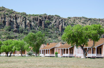 Soldiers Quarters at Fort Davis National Historic Site in Fort Davis, Texas