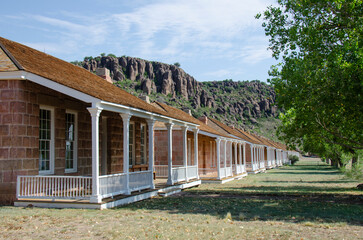 Soldiers Quarters at Fort Davis National Historic Site in Fort Davis, Texas