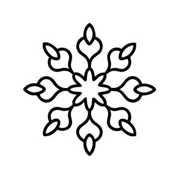 recommend clip art: Hand- Drawn Mandala Coloring Page | Mandala Coloring Page For Adults | Floral Mandala Coloring Page