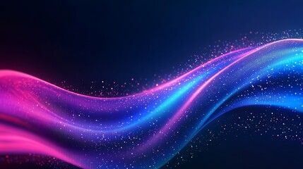 Abstract vibrant wave background