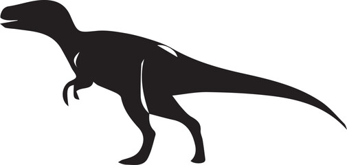 Obraz premium Dinosaur silhouette vector EPS
