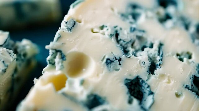 close up of blue cheese