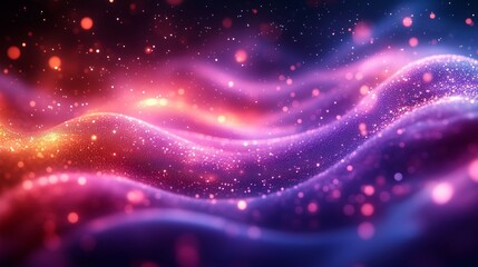Mesmerizing Waves of Light and Color in Digital Art