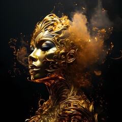 portrait of the woman