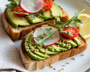Vibrant Healthy Food Selection for Clean Eating
