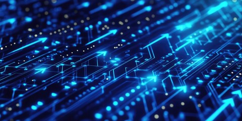 A detailed view of a computer's internal components