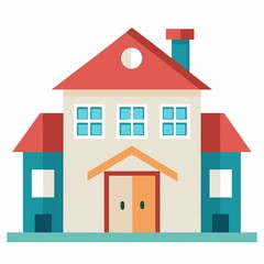 house icon isolated on white