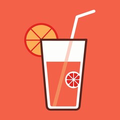 glass of orange juice