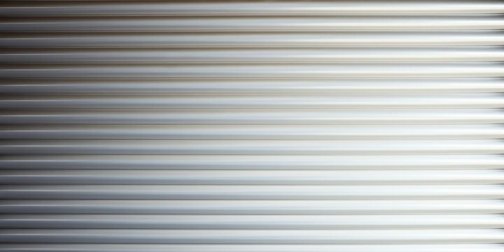 Abstract Background of Horizontal Parallel Lines, Light and Shadow Effects on Metallic Surface