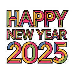 Obraz premium Countdown to Happiness Welcome 2025 in Style 