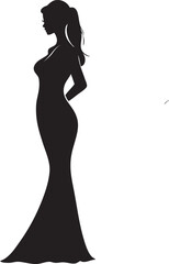 silhouette of a woman