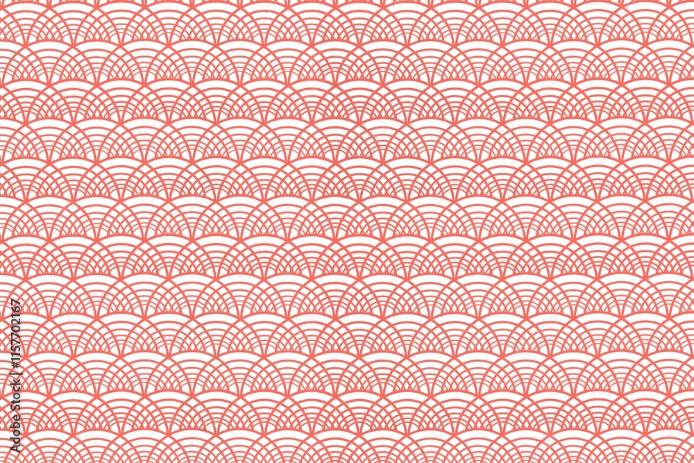 Wall mural red background, red pattern, abstract background, abstract pattern, abstract pattern with circles, r