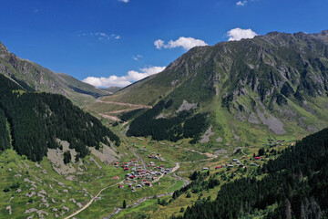 Image of Kackar mountain ranges and plateaus in Rize province.