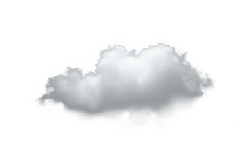 Clean white cloud transparent backgrounds special effect