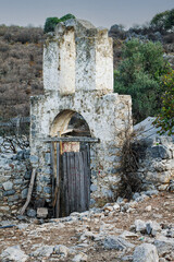 4011 Monastery ruins near Fethya, Turkey
