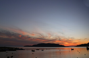 lever ou coucher du soleil