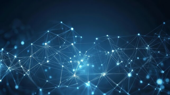 Abstract plexus network background. Digital technology concept.