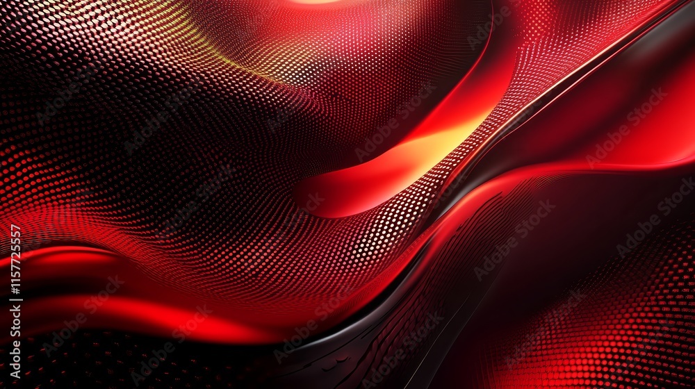 Poster abstract red and black textured background