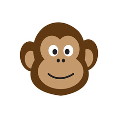 monkey icon illustration design template